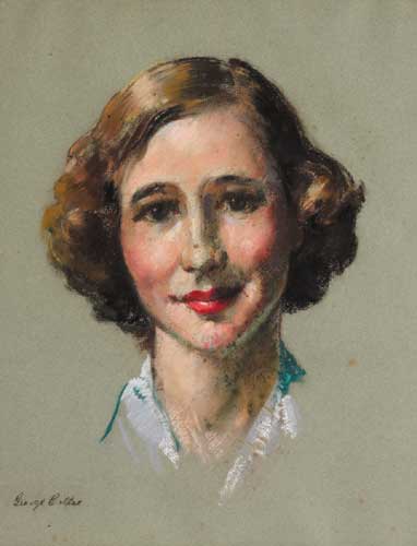PORTRAIT OF A YOUNG WOMAN by George Collie RHA (1904-1975) at Whyte's Auctions