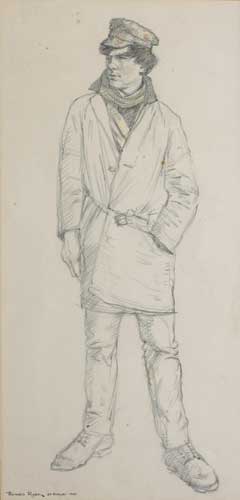 KEN DOLAN, ARTIST AND LECTURER, NOVEMBER 1965 by Thomas Ryan PPRHA (1929-2021) at Whyte's Auctions