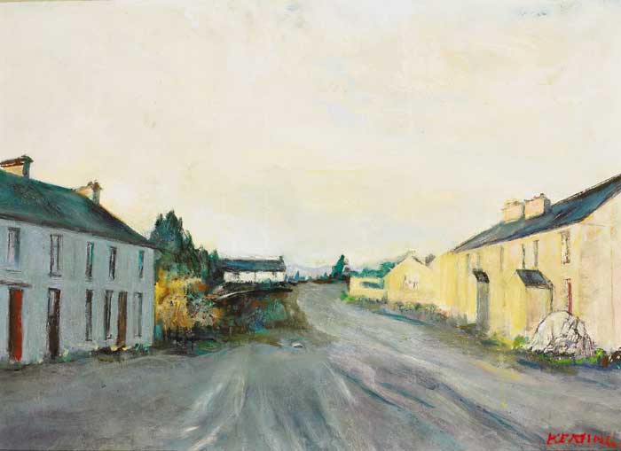 CLOONACOOL VILLAGE, COUNTY SLIGO, 1977 by Se�n Keating PPRHA HRA HRSA (1889-1977) at Whyte's Auctions