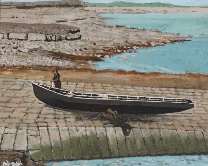 SLIPWAY, INISHEER by Eric Patton RHA (1925-2004) at Whyte's Auctions