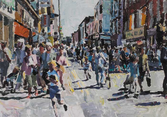 TALBOT STREET, DUBLIN, 1989 by Stephen Cullen (b.1959) (b.1959) at Whyte's Auctions