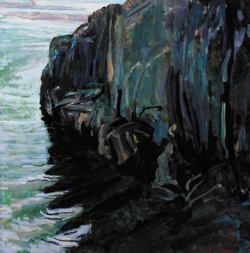 CLIFFS AND SEA, 1993 by Jill Dennis sold for �3,000 at Whyte's Auctions