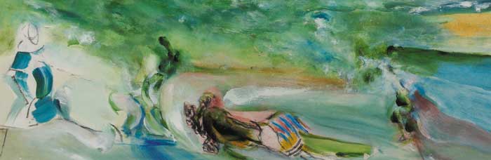 BY THE SEA, 2001 by Noel Sheridan (b.1936) (b.1936) at Whyte's Auctions