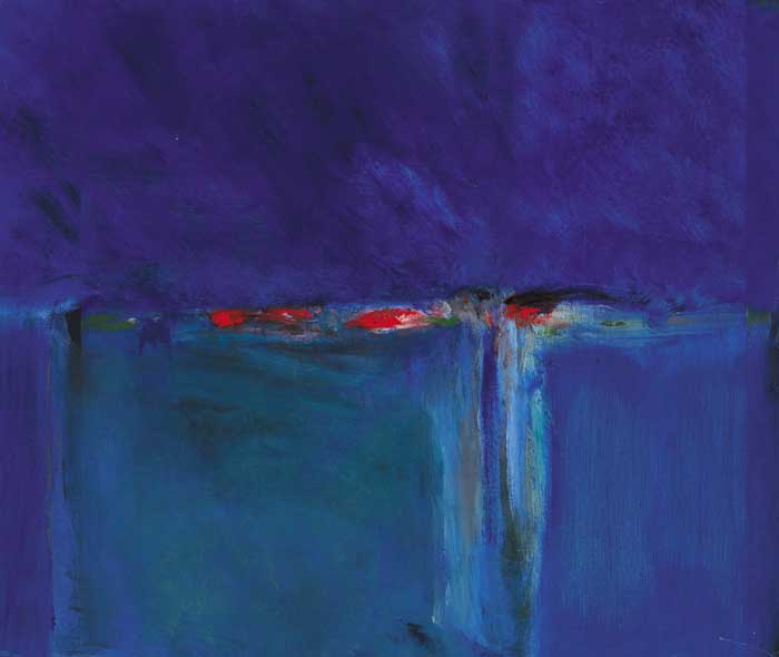 NEW BLUE by Noel Sheridan (b.1936) (b.1936) at Whyte's Auctions