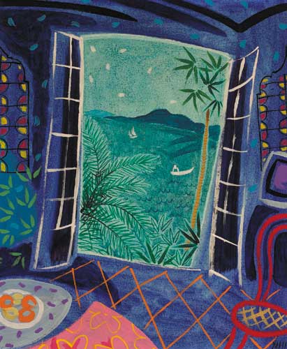 HOTEL WINDOW, TANGERS by Nicholas Hely Hutchinson (b.1955) at Whyte's Auctions