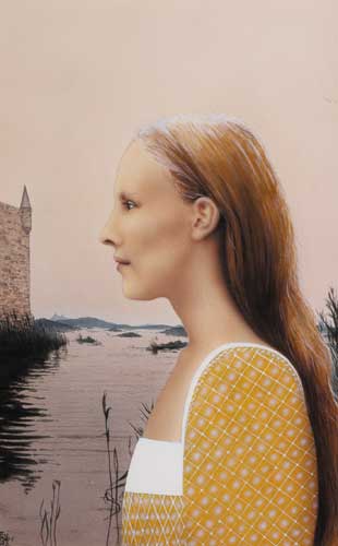 MAGGIE (WOMAN BEFORE A LAKE AND CASTLE) by John Williamson  at Whyte's Auctions