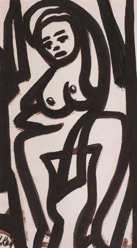 NUDE by Markey Robinson (1918-1999) (1918-1999) at Whyte's Auctions