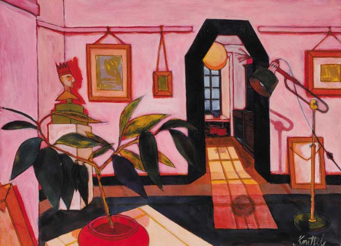 THE ARTIST'S LIVING ROOM by Graham Knuttel (b.1954) (b.1954) at Whyte's Auctions