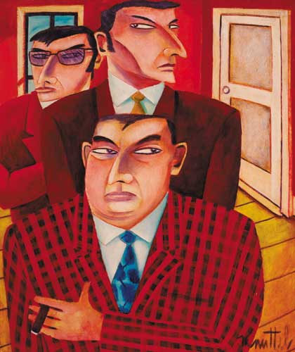 THREE SHARP DRESSERS by Graham Knuttel (b.1954) at Whyte's Auctions