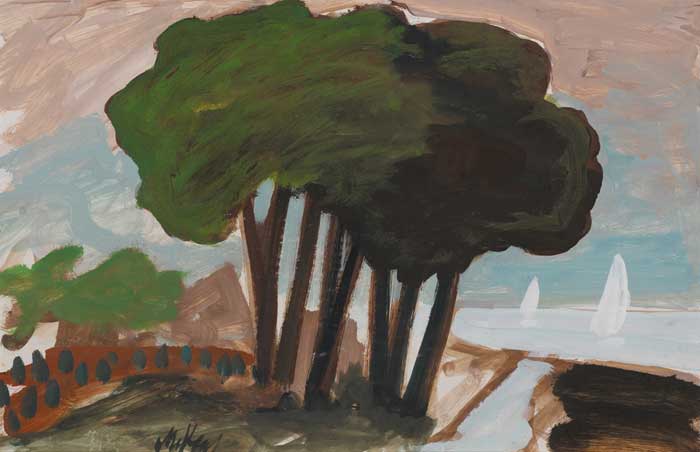TREES ON THE SHORE by Markey Robinson (1918-1999) at Whyte's Auctions