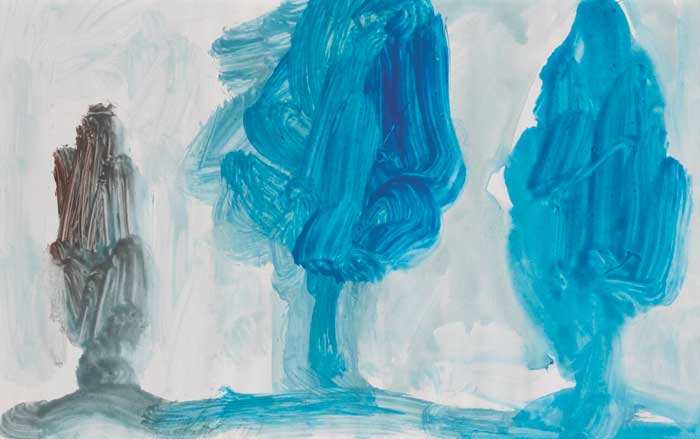 BLUE TREES by Markey Robinson (1918-1999) at Whyte's Auctions