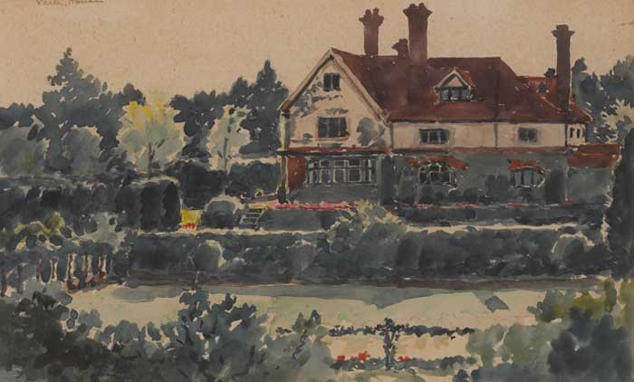 VALLEY HOUSE, PARKSTONE, DORSET, 1913 by Alexander Williams RHA (1846-1930) at Whyte's Auctions