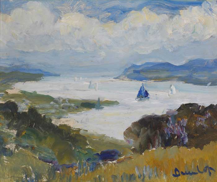 SAILBOATS IN A BAY by Ronald Ossory Dunlop RA RBA NEAC (1894-1973) at Whyte's Auctions