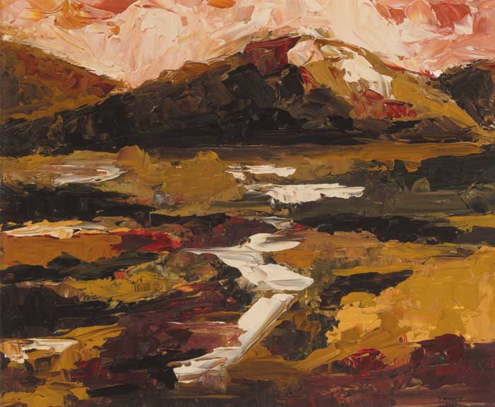 MOUNTAINS AND BOG by Yvonne Moore  at Whyte's Auctions