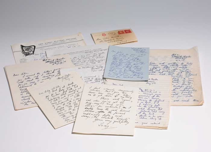 A collection of twenty-nine letters from Flanagan to John Hewitt by Terence P. Flanagan sold for 1,050 at Whyte's Auctions