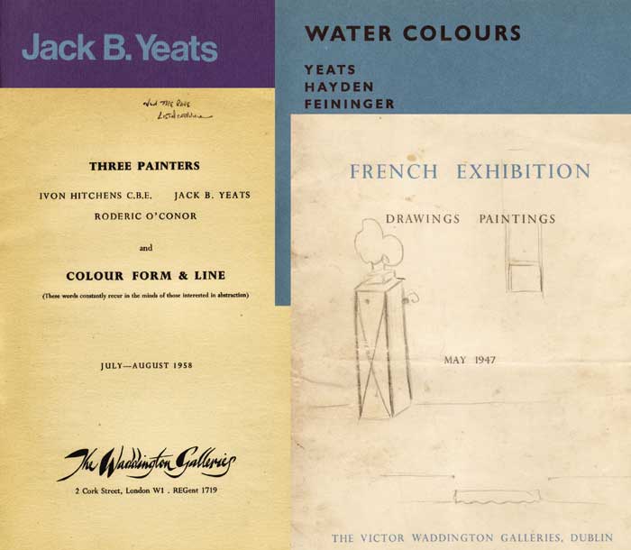 Four exhibition catalogues including three Yeats shows by Victor Waddington Galleries at Whyte's Auctions
