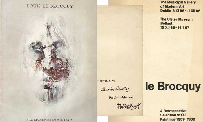Three scarce exhibition catalogues, 1953-1996 by Louis le Brocquy HRHA (1916-2012) at Whyte's Auctions