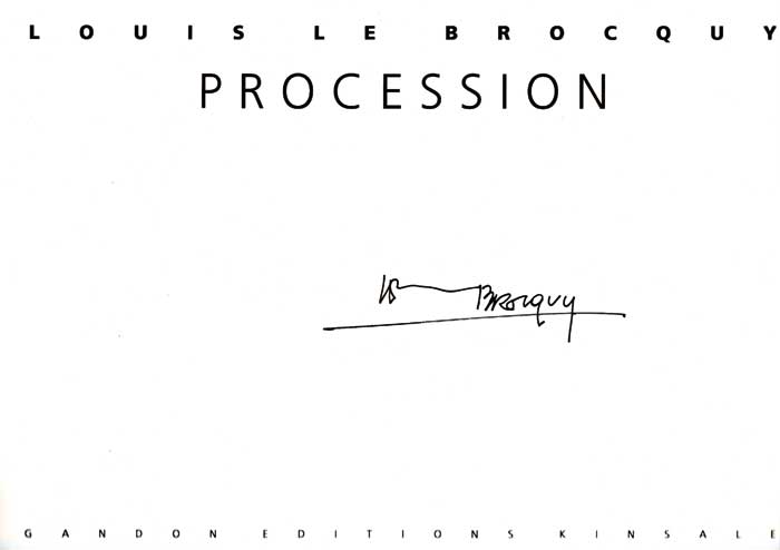 Procession - a signed copy by Louis le Brocquy HRHA (1916-2012) at Whyte's Auctions