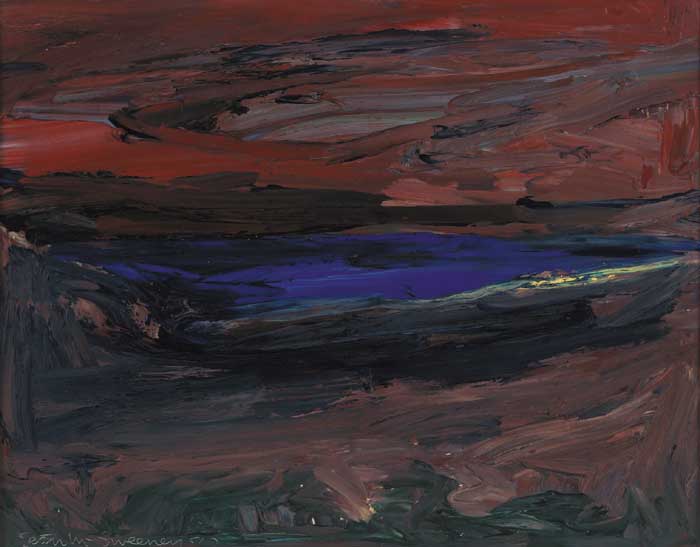 BLUE LAKE, 1987 by Se�n McSweeney HRHA (1935-2018) at Whyte's Auctions