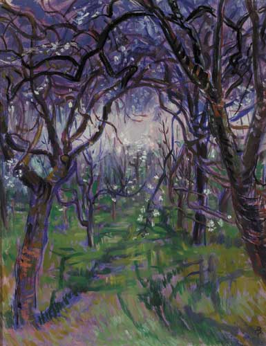 ORCHARD IN FLOWER by Alicia Boyle RBA (1908-1997) at Whyte's Auctions