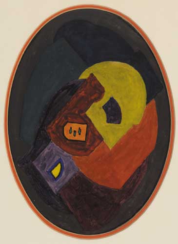 ABSTRACT (SINGLE ELEMENT COMPOSITION) by Mainie Jellett (1897-1944) at Whyte's Auctions