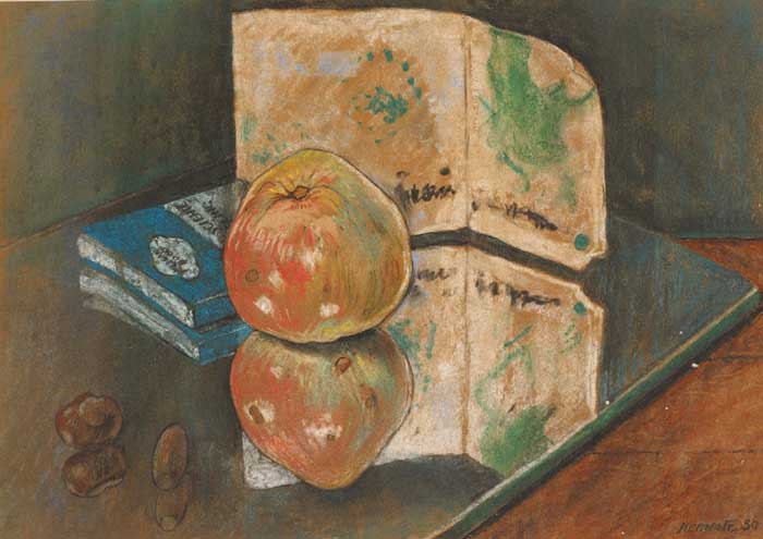 STILL LIFE WITH MIRROR REFLECTIONS, 1950 by Harry Kernoff RHA (1900-1974) at Whyte's Auctions