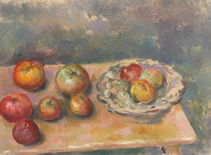 STILL LIFE OF APPLES ON A TABLE by Stella Steyn (1907-1987) at Whyte's Auctions