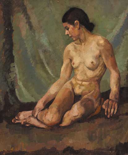 SEATED NUDE by Patricia Griffith nee Wallace (1912-1973) at Whyte's Auctions