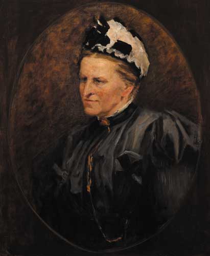 ANNA BENIGNA PURSER, LADY GRIFFITH, circa 1889 by Sarah Henrietta Purser HRHA (1848-1943) HRHA (1848-1943) at Whyte's Auctions