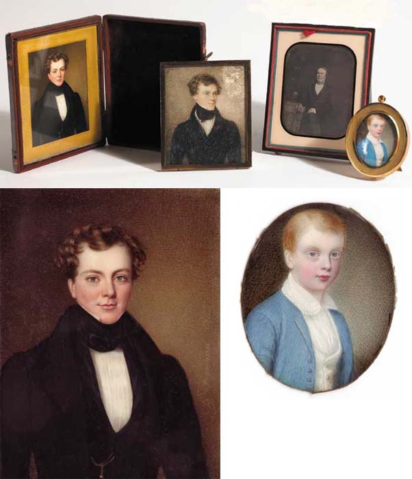 JOHN GEORGE SMYLY, Q.C., 1833 and a collection of related miniatures by George Freeman sold for �2,000 at Whyte's Auctions