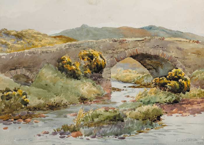 LACKAGH BRIDGE, COUNTY DONEGAL, 1930 by Frank Egginton RCA (1908-1990) at Whyte's Auctions