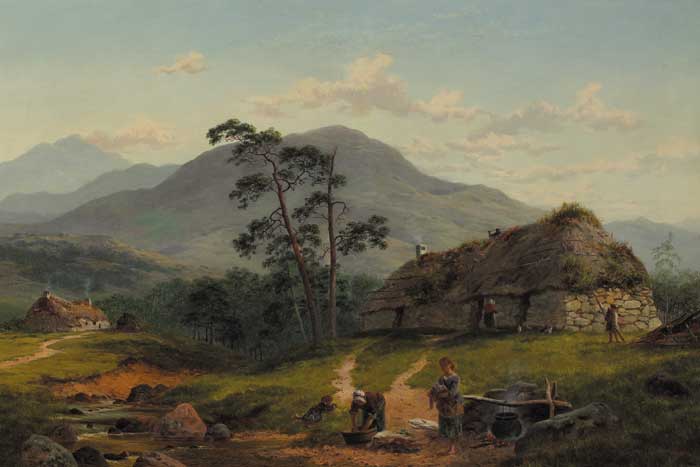 THE PATH TO THE BURN, 1868 by James Brenan sold for �10,000 at Whyte's Auctions