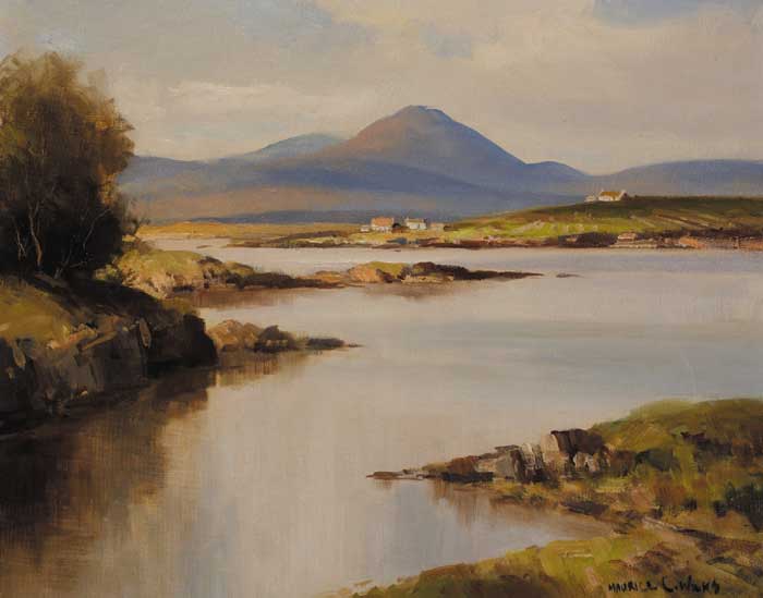 CALM MORNING, ROUNDSTONE, CONNEMARA by Maurice Canning Wilks RUA ARHA (1910-1984) at Whyte's Auctions