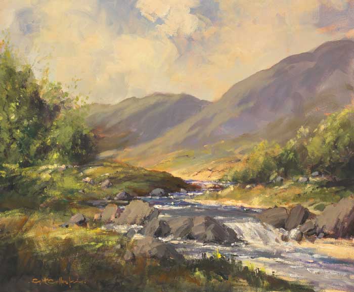 ERIFF RIVER AND BEN GORM, CONNEMARA by George K. Gillespie RUA (1924-1995) at Whyte's Auctions