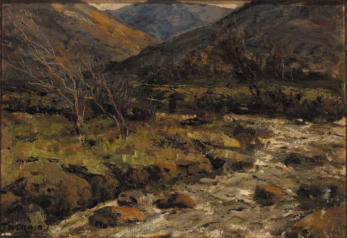 WINTER IN GLEN DUN, ANTRIM by James Humbert Craig RHA RUA (1877-1944) at Whyte's Auctions
