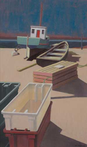 BEFORE THUNDER (ON THE SLIPWAY) 2001 by William Carron sold for �1,100 at Whyte's Auctions