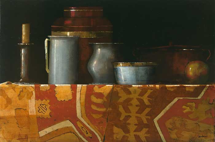 STILL LIFE WITH PEWTER, 2005 by Martin Mooney sold for �18,000 at Whyte's Auctions
