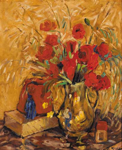 STILL LIFE WITH POPPIES by Grace Henry HRHA (1868-1953) at Whyte's Auctions