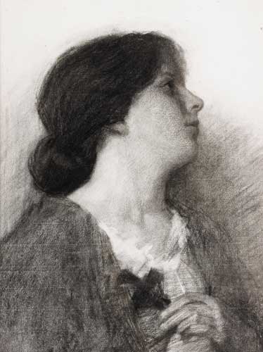 HEAD OF A WOMAN by John Butler Yeats RHA (1839-1922) at Whyte's Auctions