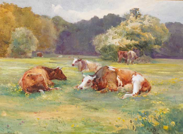 COWS IN PASTURE by Mildred Anne Butler sold for �7,700 at Whyte's Auctions