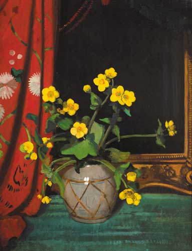 STILL LIFE WITH CYCLAMEN IN A VASE by James Sinton Sleator sold for 14,000 at Whyte's Auctions