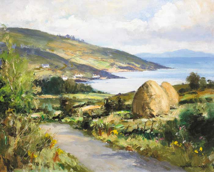 TORNAMONA POINT FROM LAYDE ROAD, CUSHENDUN, COUNTY ANTRIM by Maurice Canning Wilks RUA ARHA (1910-1984) at Whyte's Auctions
