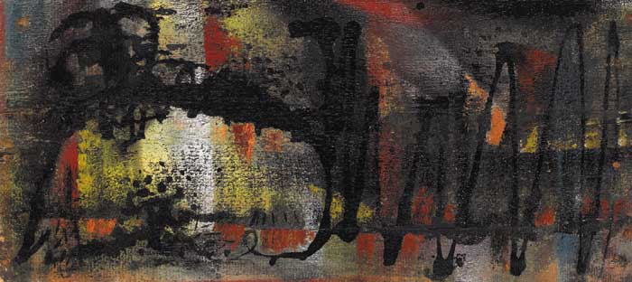 ABSTRACT, circa 1950s by Richard Kingston RHA (1922-2003) at Whyte's Auctions