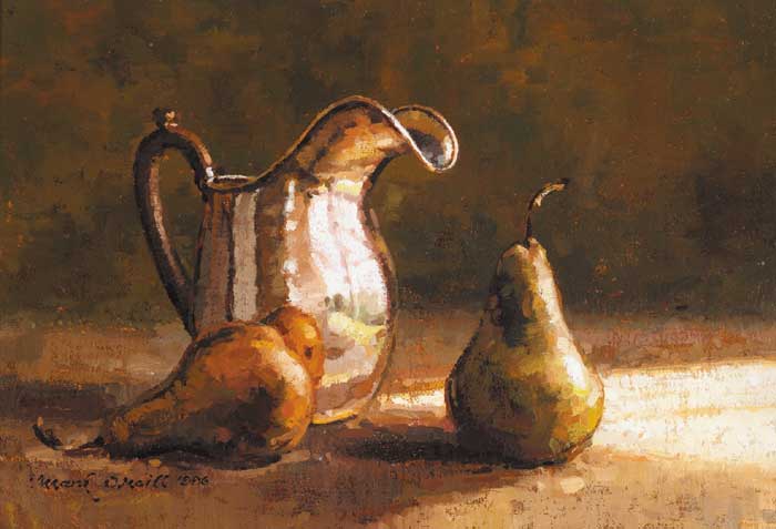 SILVER EWER AND PEARS, 1996 by Mark O'Neill sold for 5,700 at Whyte's Auctions