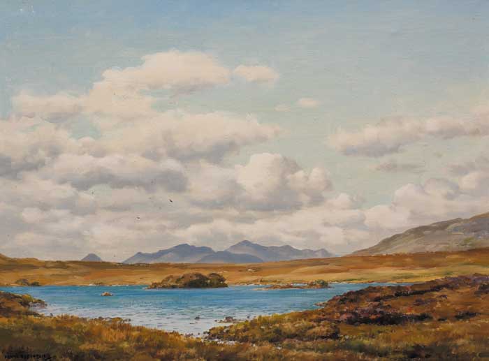 NEAR MAAM CROSS, CONNEMARA, 1981 by Frank Egginton sold for �6,000 at Whyte's Auctions