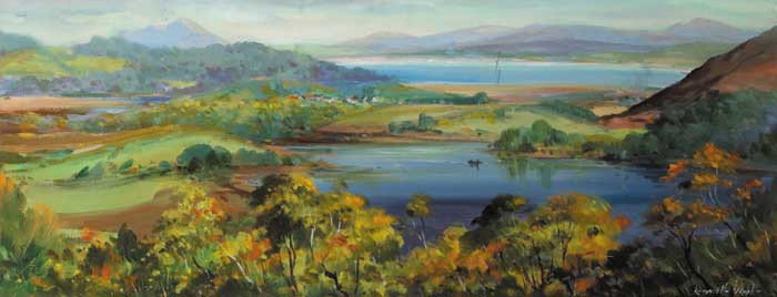 ROSAPENNA FROM CRESSLOUGH, DONEGAL, AUTUMN TINTS by Kenneth Webb RWA FRSA RUA (b.1927) at Whyte's Auctions