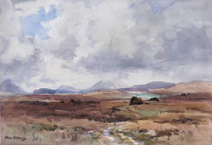 BLOODY FORELAND, COUNTY DONEGAL by Frank McKelvey sold for 4,600 at Whyte's Auctions