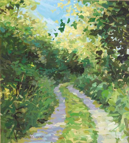 THE GREEN DRIVE, 1992 by Mark O'Neill sold for 5,000 at Whyte's Auctions