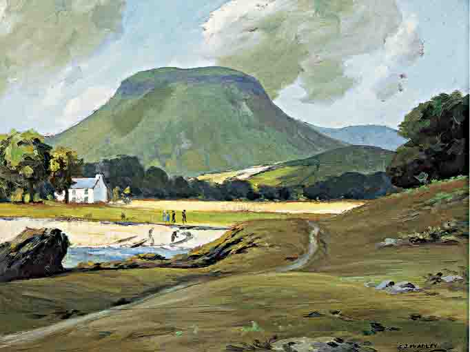 ON THE BEACH, CUSHENDALL, 1935 by Charles J. McAuley sold for �2,600 at Whyte's Auctions
