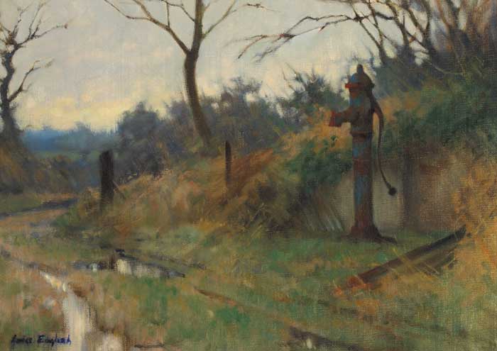 THE PUMP ALONG THE LANEWAY, 1984 by James English sold for �2,300 at Whyte's Auctions